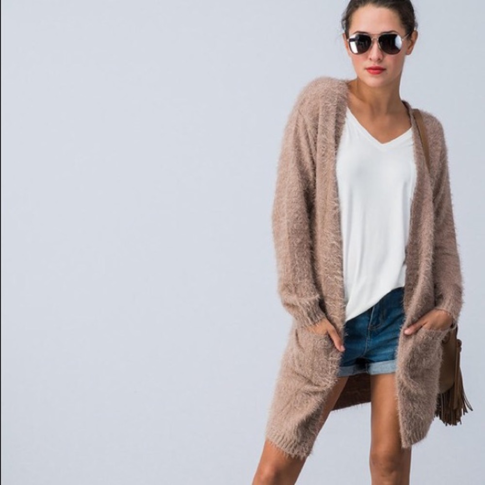 💋I Love You Latte cardigan